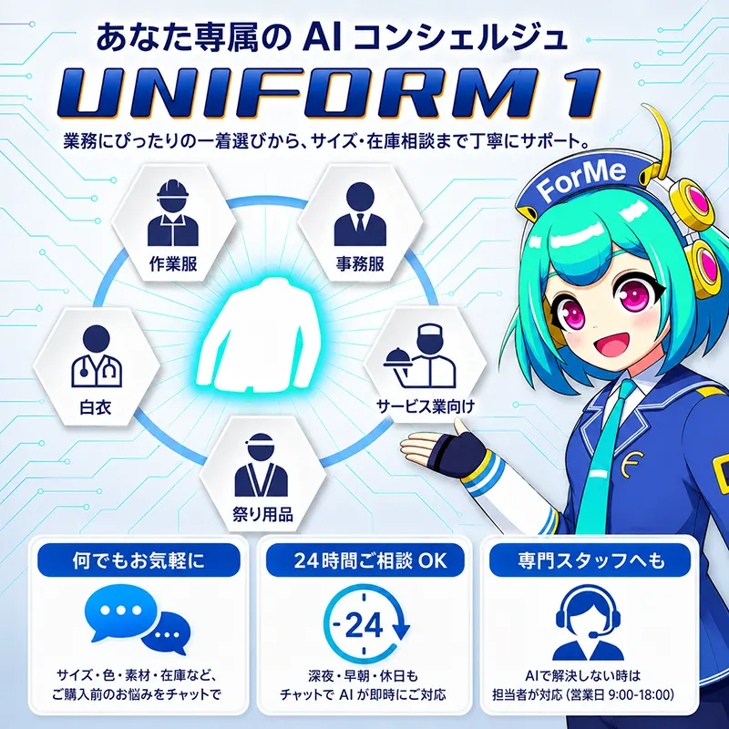 ForMe AI コンシェルジュ - 何でもお気軽にチャットでご相談ください